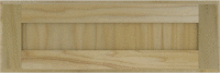 Flat Panel Cove Poplar Drawer Front